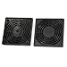 DealMux Caso 110 mm Ventilador PC Negro a Prueba de Polvo de Malla Polvo del Filtro Protector de la Cubierta 2pcs