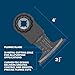 Bosch OSL212JF 2-1/2 In. Starlock® Oscillating Multi Tool Bi-Metal Xtra-clean Plunge Cut Blade