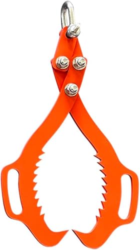 2 ganchos de garra dentados, pinzas de elevación de troncos, garra de madera de garra resistente, deslizamiento de madera, elevación de troncos -18