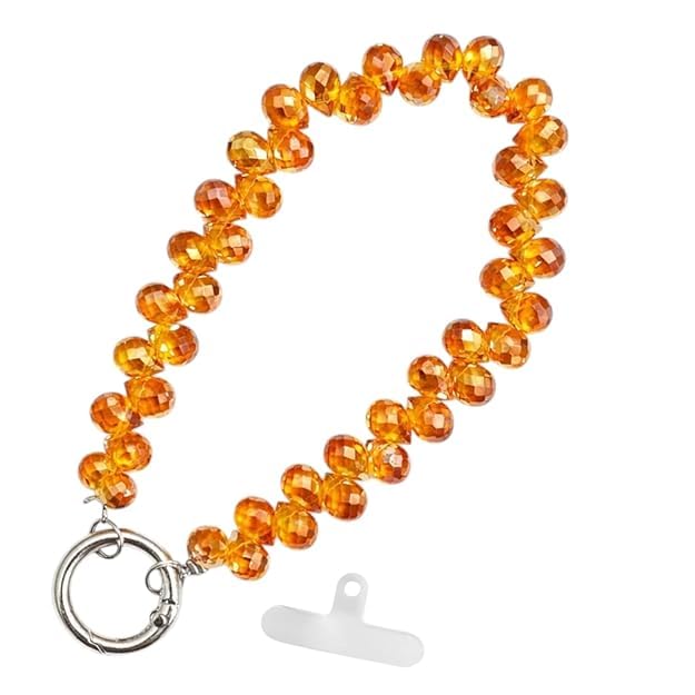 Crystal Cube Beaded Wristlet Phone Strap – Multicolor Detachable Hand Strap Lanyard, Fashion Sparkling Bead Phone Charm Chain for Wallets, Keychains, Purses & Accessories-image-42