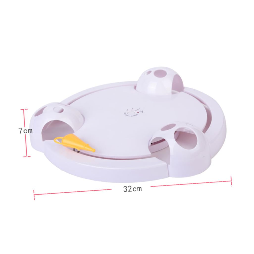 YARNOW 1 Giocattolo Elettrico Automatico Per Gatti A Batteria Con Bastoncino Interattivo Per Gatti Da