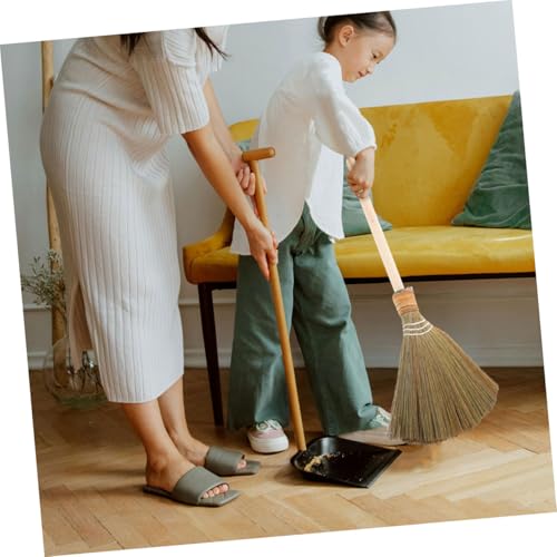 BESTYASH Miscanthus Geflechtbesen Mais Garagenbesen Weichborstenbesen Vietnamesischer Besen Strohbesen Zum Kehren Im Freien Besen Zum Kehren Im Innenbereich Naturbesen Schneebesen