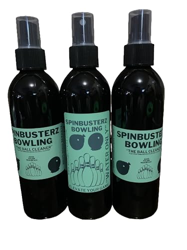 2 PACK + FREE Water Only Bottle SpinBusterz Bowling The Ball Cleaner High Performance Bowling Ball Cleaner