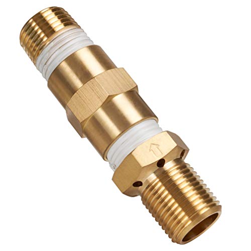 GASPRO 150,000 BTU Liquid Propane Gas Fire Pits 1/2 Air Mixture Valve, 100% Solid Brass