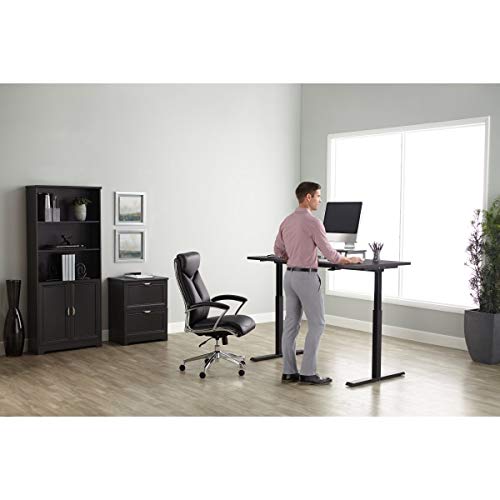 Realspace® Magellan Pneumatic HeightAdjustable Standing Desk, 60"W
