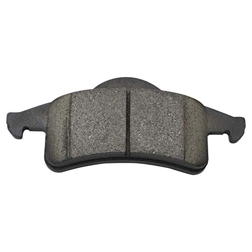 Image of TRQ Rear Brake Pad and Rotor Set Ceramic Parking Shoe Compatible with 1999-2004 Jeep Grand Cherokee