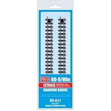Peco ST411 Double Straight Units Standard Railtracks