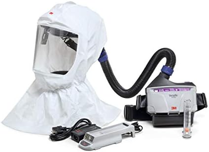 3M PAPR Respirator, Versaflo Powered Air Purifying Respirator Kit, TR-300N+ ECK, Healthcare, Hood Assembly, Easy to Clean and Maintain, All-in-One Res