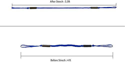 Miniatura 4 de Línea de muelle elástico para barco, cuerda de amarre, línea de anclaje marino para pontón, Seadoo, Bass Boat, Jet Ski, kayak, embarcación,