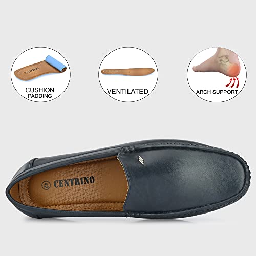 Image of Centrino Mens Slip-on Shoes | Slip On Cushioned Insole Formal Shoe |Premium Craftsmanship & Durable Build |Classic, Timeless Durable Formal Shoes with a Smart and Sleek Upper, Crafted Material (2814)