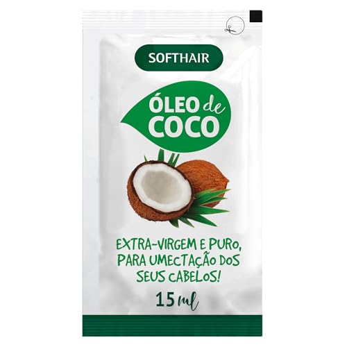 Óleo de Coco Extra Vigem (Sache) Softhair - 15ml, Soft Hair