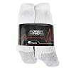 POWER-CUSHIONED Performance Crew Large 6 Pair Pack (White), LARGE (Men’s shoe size 9-12)