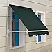 Outsunny 4' Arm Manual Retractable Sun Shade Patio Window Awning with Large Shade Area & Smooth Opening Crank, Green