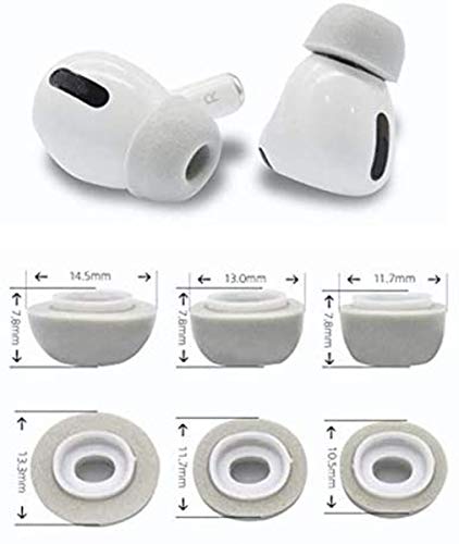 Embouts en mousse à mémoire de forme pour AirPods Pro Zotech S M L