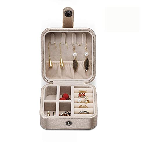 Boîte de rangement de bijoux compacte et sac nomade à main