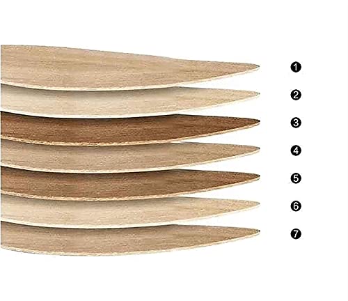 Skateboard Skate Boards voor Meisjes Jongens Beginner, 7 Layer Canadese Maple Double Kick Concave Skateboards voor… - Afbeelding 5