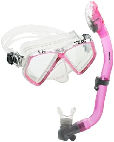 Pirate Junior Deluxe Silicone Mask/Dry Snorkel Combo by Head Snorkeling