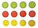 Produktbild EAST-WEST Trading GmbH Magnete Smile, Emoticon, 12 Stück im Set, Kühlschrankmagnete, Ampel-Smile-Magnete in DREI Farben, witzige Gute Laune Magnete, Durchmesser jeweils 4 cm