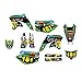 Pegatinas de Motocross para Kawasaki 450 KLX Pegatinas calcomanías Kits de gráficos para Kawasaki KLX450 KLX 450 2008 2009 2011 2012 2012 2013 2014-2016 2017 2017 2018 2018 (Color : 2)