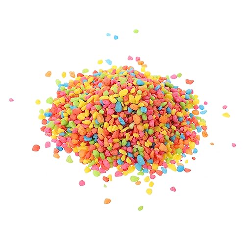 BELLIFFY Fish Tank Pebbles Natural Rainstone Decorative Aquarium Stones for Aquascaping