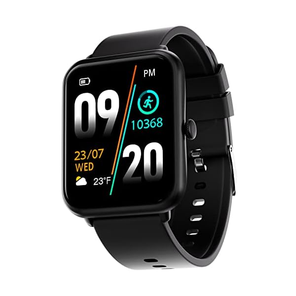Fire-Boltt Ninja Call Pro Smart Watch Dual Chip Bluetooth Calling, 1.69″ Display, AI Voice Assistance with 100 Sports Modes, with SpO2 & Heart Rate Monitoring (Black)