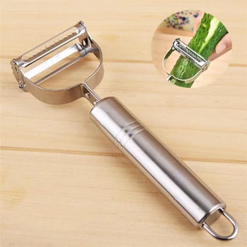 Image of Peeler, potato peeler, universal peeler, stainless steel for fruit and vegetables, dishwasher-safe