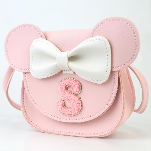 Image of Shoulder Bag for Girl,Birthday Gifts for Girls 4-7 Shoulder Bag for Ages 4-5 Lovable Mouse Ears Kid wallet