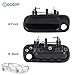 ECCPP Door Handles Exterior Outer Outside Front Passenger Driver Side Replacement for 1992 1993 1994 1995 1996 Camry Black(2pcs)