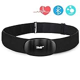 pulsometro decathlon 【 Monitor de Ritmo Cardíaco】Detecta el ritmo cardíaco con frecuencia cardíaca y sincronización con teléfono inteligente, monitor de ritmo cardíaco para corredores, ciclistas y otros entusiastas del fitness. NO COMPATIBLE CON iPhoneX e iPhone XS.
