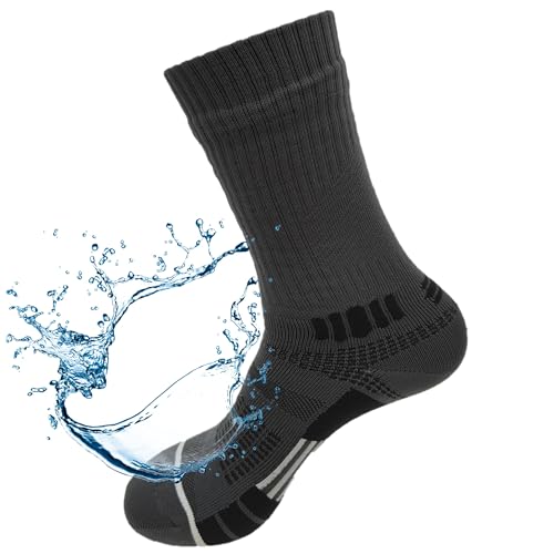 Kadem® Calzini impermeabili per sport acquatici sport invernali campeggio pesca trekking trail vela hiking golf corsa ciclismo ciclismo trekking rafting canottaggio attività all'aria aperta