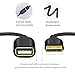 OKRAY USB Extension Cable 10FT, 2-Pack Nylon Braided USB 2.0 Extender Cord Type A Male to A Female Extension Cable with Gold-Plated Connector for USB Flash Drive/Hard Drive, Keyboard, Printer, Webcam