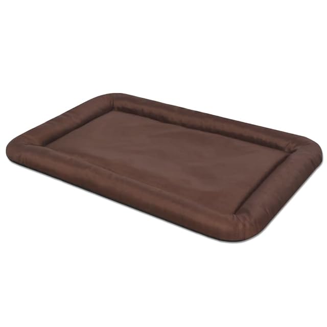 vidaXL Colchón para Perro tamaño M marrón
