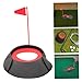POPETPOP Golf Putting Training Cup with Flag for Indoor Practice Portable Golf Putter Cup for Accurate Putting Skills Gift and Home Use