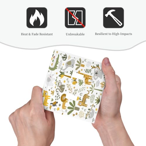 Cubiertas decorativas para placa de interruptor de 2 bandas doble palanca 7