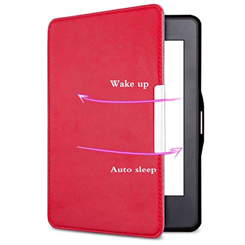 Iseesee Kindle Paperwhite Case Cover Smartshell Holding Case For Kindle Paperwhite Fits All Paperwhite Generations Prior To 2018 (Not Fit All Paperwhite 10Th Gen) Red #TOP3