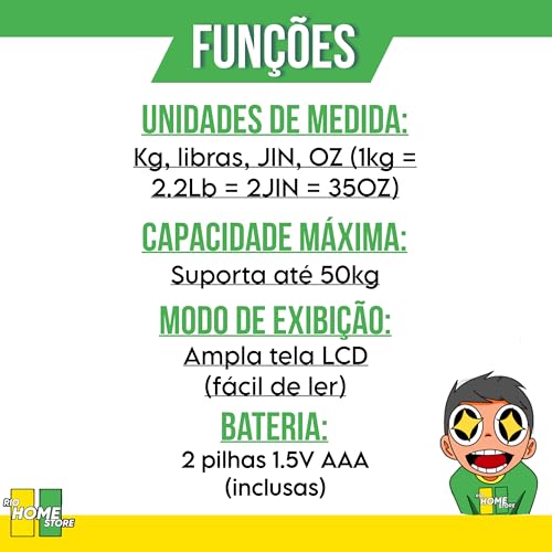 Balança Portátil Digital Suspensa Gancho Pesca Mala De Mão Bolsa 50kg (Preto)