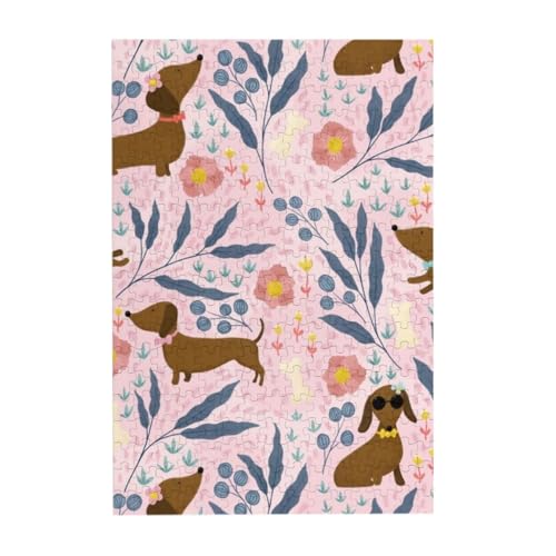 犬柄 300ピース ジグソーパズル 大人向け難しい 破片なし カチっとハマる 誕生日 おしゃれ インテリア ギフトハウス (38×26cm)