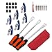 jojobasec Tire Levers Spoon Set Heavy Duty Motorcycle Bike Car Tire Irons Tire Changing Spoon Rim Protector