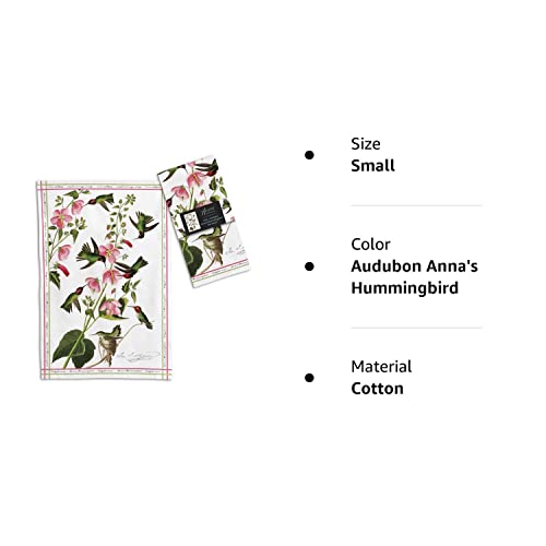 Raincaper Audubon Anna's Hummingbird Tea Towels Kitchen Towels, 18 X 28 Inches, 1 Ct | 100% Cotton Super Soft And Absorbent Dish Towels #TOP3