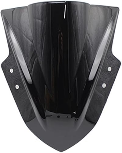Miniatura 5 de Parabrisas de motocicleta compatible con Kawasaki Ninja 300 R EX300 EX300R ex300 r 2013 2014 2015 2016 2017 parabrisas negro parabrisas doble