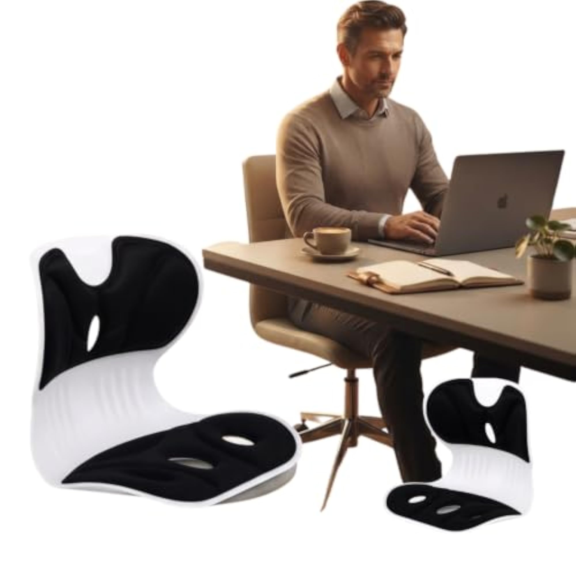Adjustable Lumbar Support Seat Cushion