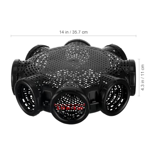 Casier à crabes compact et solide en filet de pêche durable