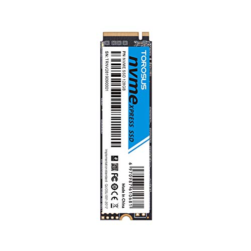 TOROSUS M.2 128 GB SSD NVMe PCle Express 2280 GEN3.0x4 Interno SSD Ad Alte Prestazioni SSD Solid State Drive