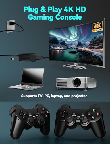 Dolsao M8 2024 Newest 20000+ Games Retro Game Console Video Gaming: Hdmi Game Stick 4K Mini Nes Classic Edition System Emulator De Videojuegos 2.4G Wireless Plug And Play thumb #3