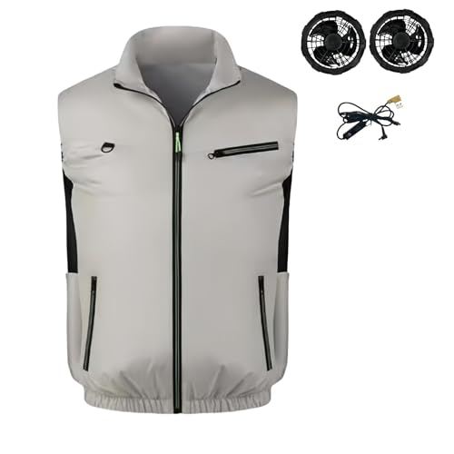 Fan Jacket Breathable, Fan Jackets for Men for Farming, Gardening, Outdoor Sports