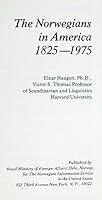 The Norwegians in America, 1825-1975 8271770128 Book Cover