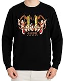 WriteFusion Dragon Ball Z Super – Diseño dinámico anime – épica artes marciales Shonen para los verdaderos fans de Saiyan Style III Jersey, Negro , 3XL