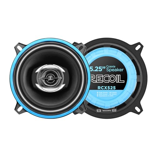 Recoil RCX525 Echo Series 5.25-Inch Car Audio Coaxial Speaker System by RECOIL - Used condition - CA$39.55
