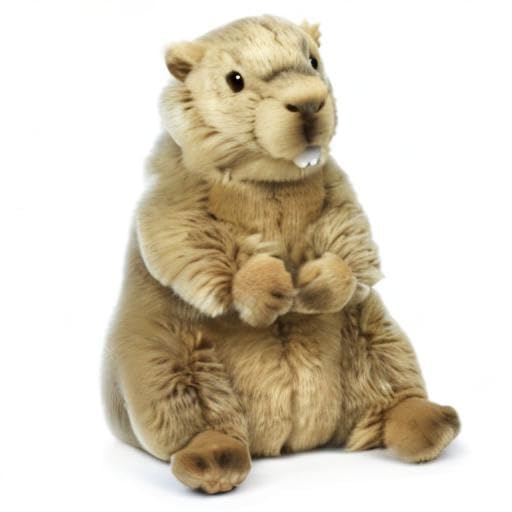 Peluche marmotte WWF 15201022 doudou doux - 2