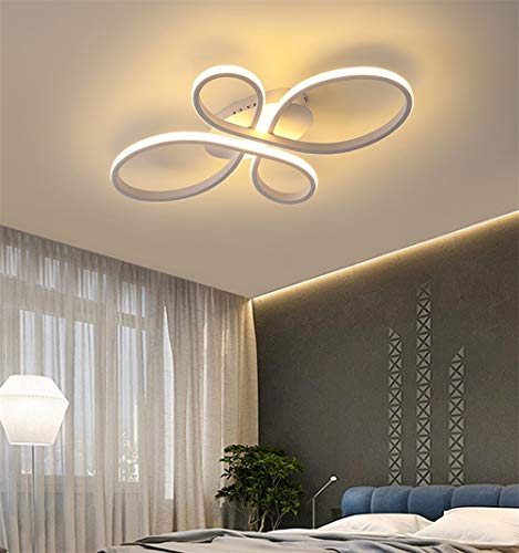 Plafonnier dimmable avec télécommande pour ajuster l'ambiance du salon